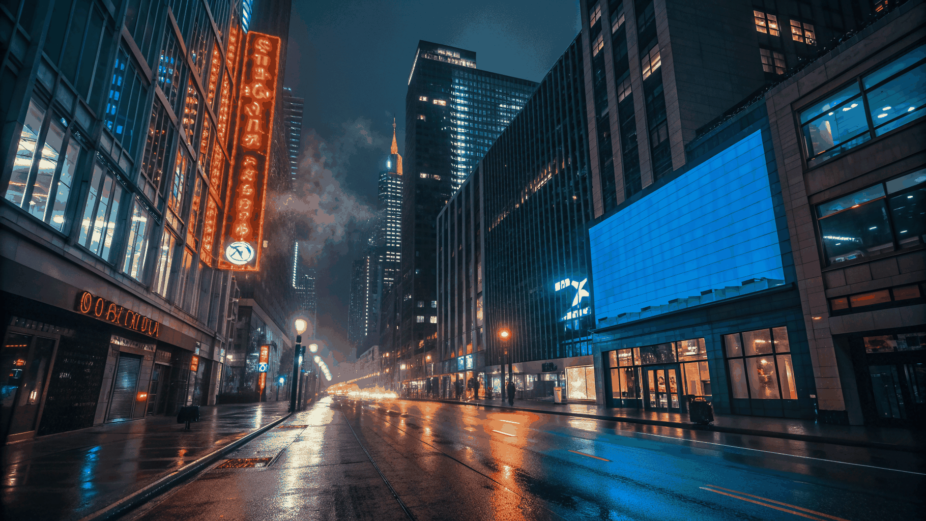 Cinematic entertainment and media background